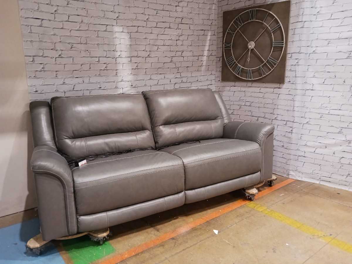 Trasimeno Power Reclining Sofa - Grey - Gallery Image 8
